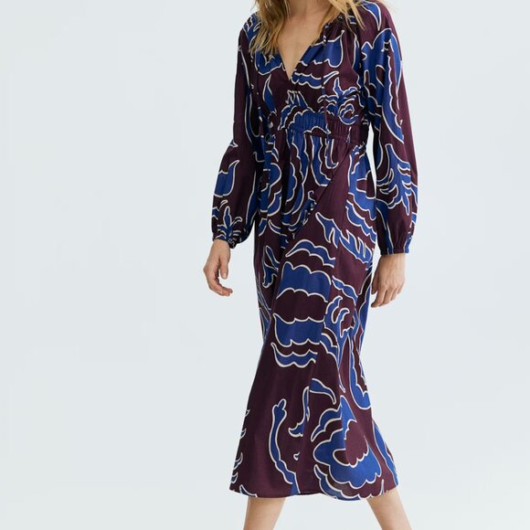 NWT H&M Maxi Dress Size Medium - Picture 2 of 6